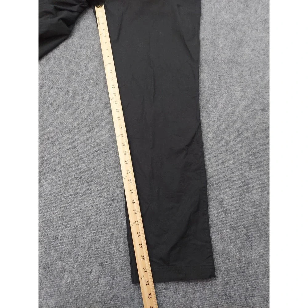 Adidas Golf Pants Mens 40x34 Black Flat Front Stretch Performance Outdoor Preppy